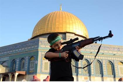 Hamas-Kind-Felsendom